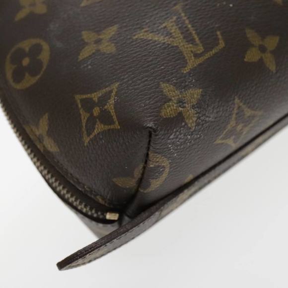 LOUIS VUITTON Monogram Trousse Demi Ronde Cosmetic Pouch M47520 LV Auth 94328 - Picture 15 of 16
